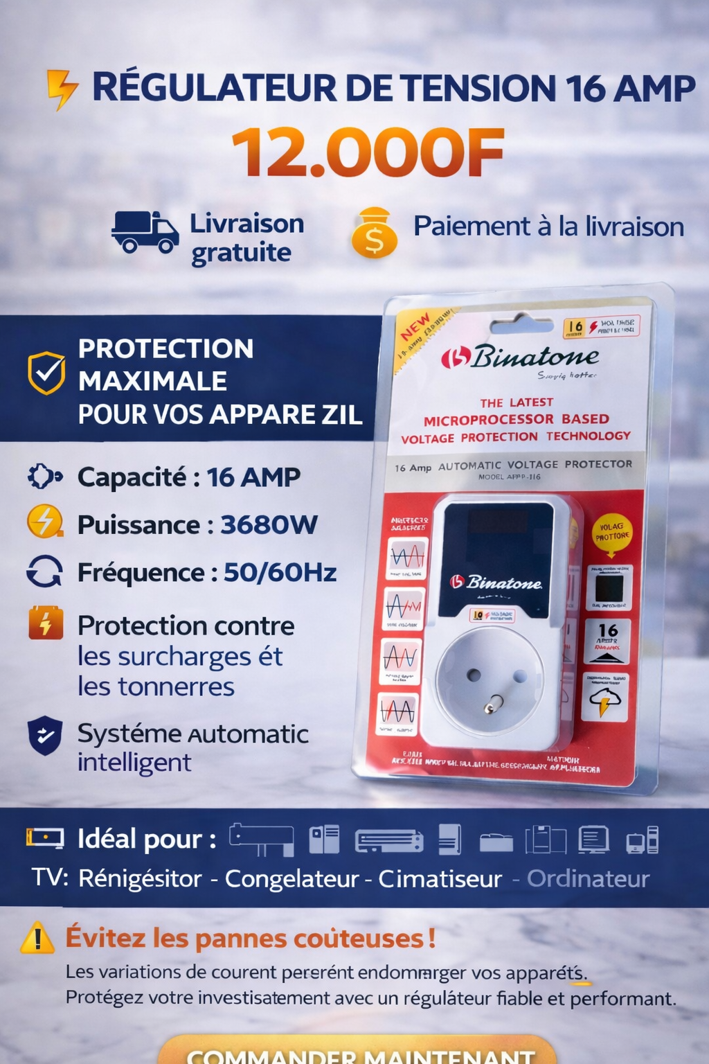 RÉGULATEUR DE TENSION